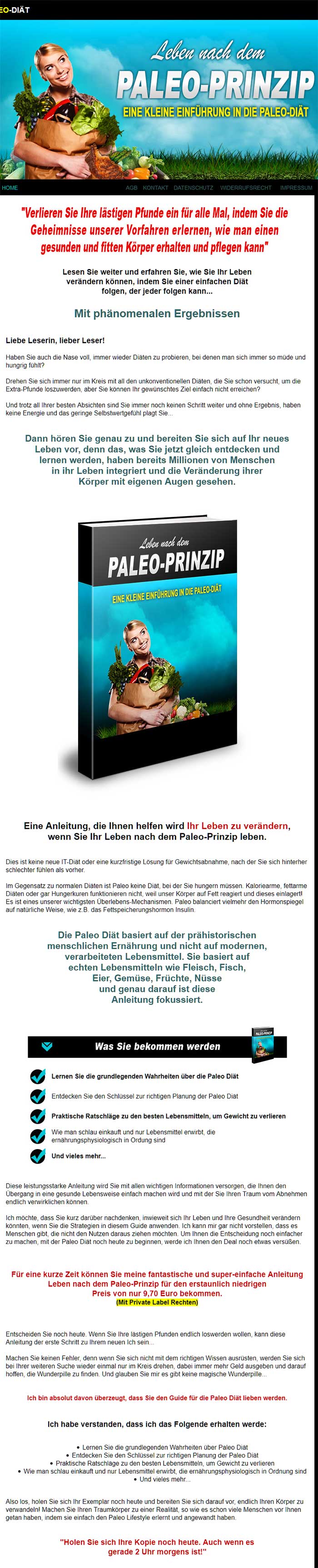 Leben nach dem Paleo-Prinzip